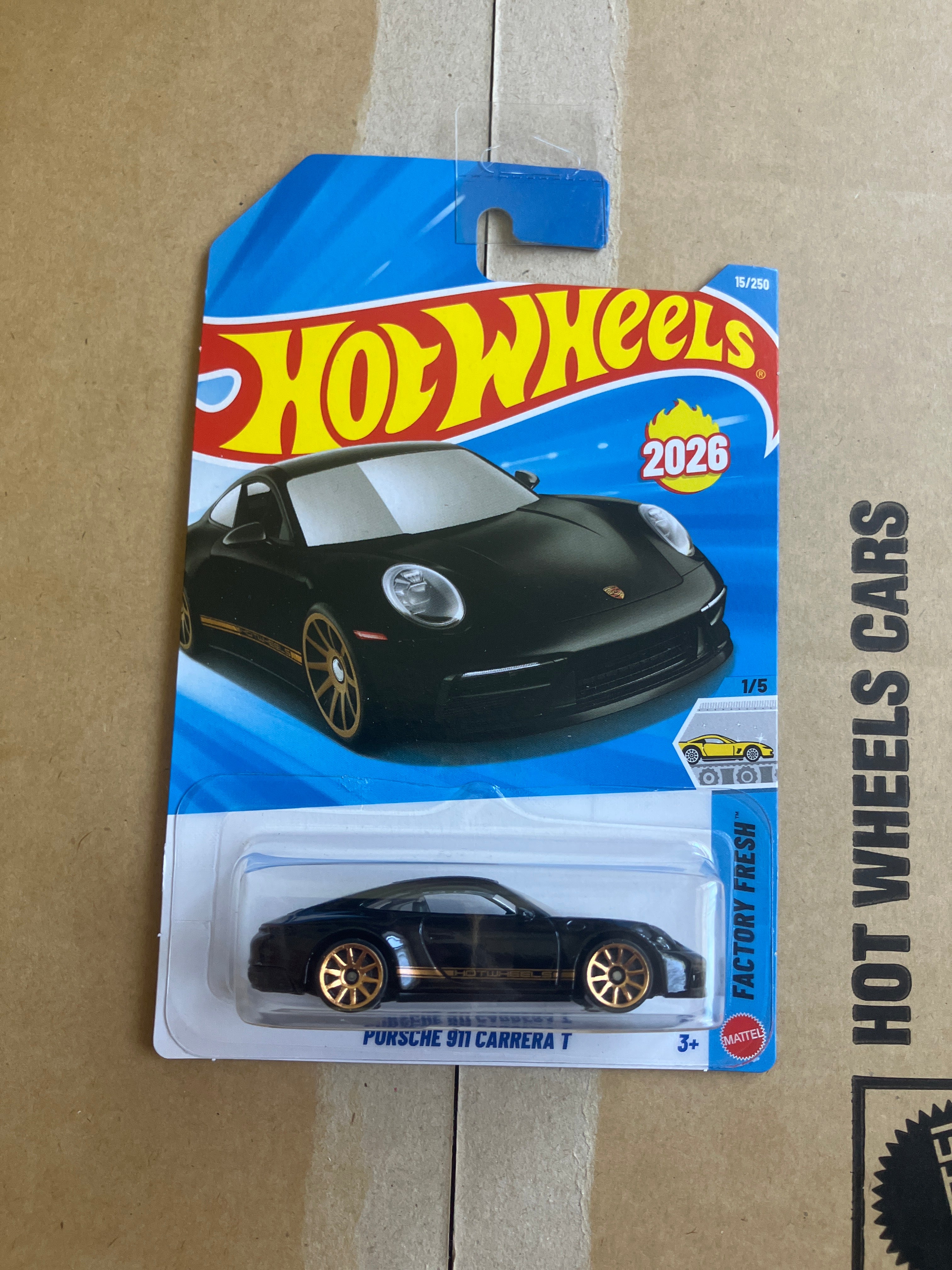 Hot Wheels 2026 - Porsche 911 Carrera T - Factory Fresh